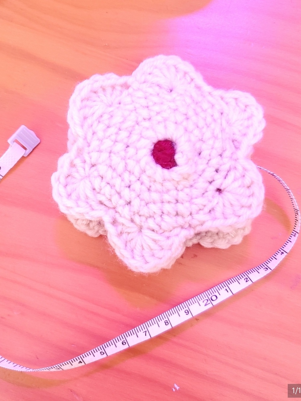 🛍️BUNDLE ONLY ITEM🛍️ Jam filled Cookie Tape Measure- Handmade